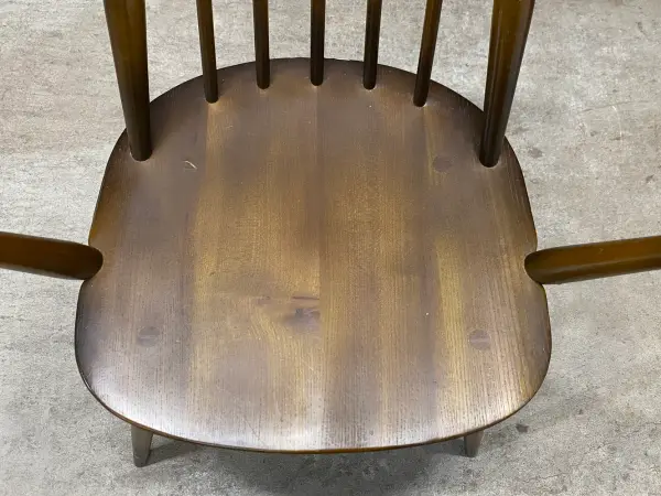 ゴールドスミス アームチェア｜ブナ材・エルム材・1960年代 ハイバックの名作アームチェア ERCOL（アーコール） 6