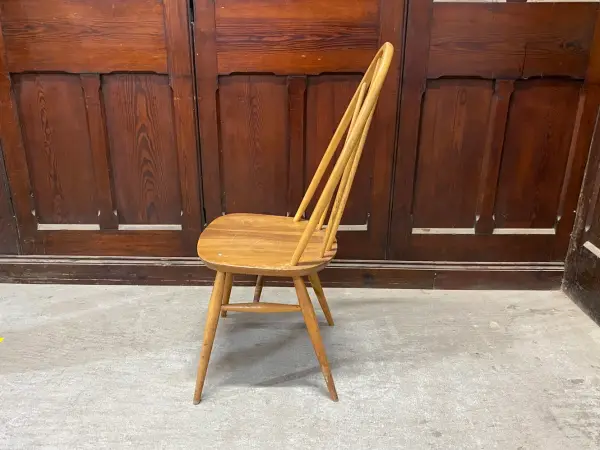 クエーカーチェア｜ブナ材・エルム材・1960年代 幅広座面のダイニングチェア ERCOL（アーコール） 3