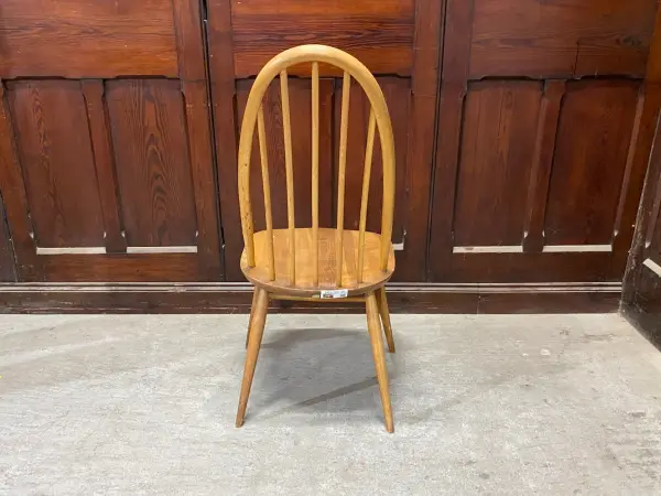 クエーカーチェア｜ブナ材・エルム材・1960年代 幅広座面のダイニングチェア ERCOL（アーコール） 4