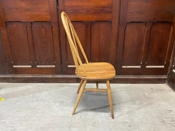 クエーカーチェア｜ブナ材・エルム材・1960年代 幅広座面のダイニングチェア ERCOL（アーコール） 5