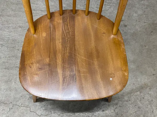 クエーカーチェア｜ブナ材・エルム材・1960年代 幅広座面のダイニングチェア ERCOL（アーコール） 6