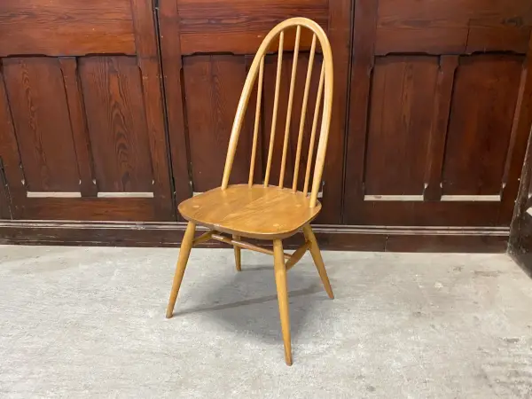 クエーカーチェア｜ブナ材・エルム材・1960年代 ハイバックのウィンザーチェア ERCOL（アーコール） 1