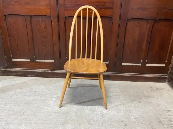 クエーカーチェア｜ブナ材・エルム材・1960年代 ハイバックのウィンザーチェア ERCOL（アーコール） 2