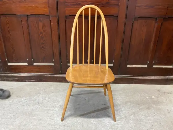 クエーカーチェア｜ブナ材・エルム材・1960年代 幅広座面のダイニングチェア ERCOL（アーコール） 2