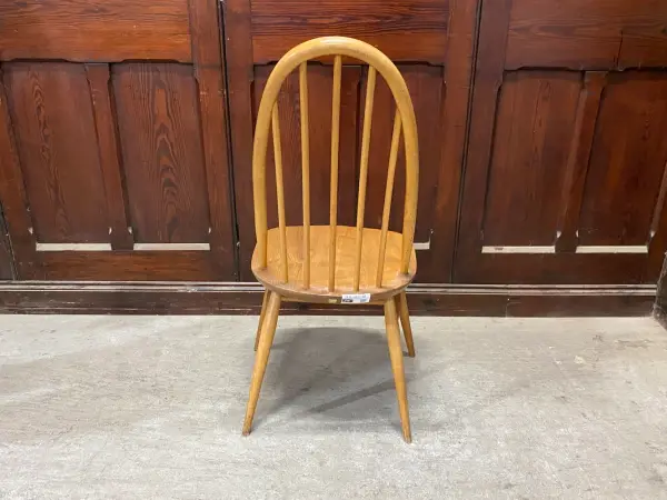 クエーカーチェア｜ブナ材・エルム材・1960年代 幅広座面のダイニングチェア ERCOL（アーコール） 4