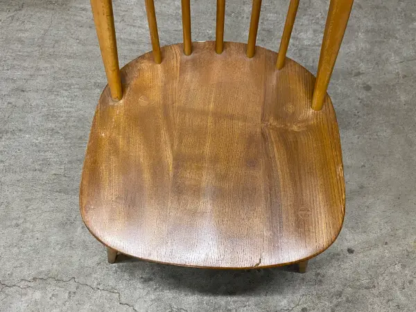 クエーカーチェア｜ブナ材・エルム材・1960年代 幅広座面のダイニングチェア ERCOL（アーコール） 6