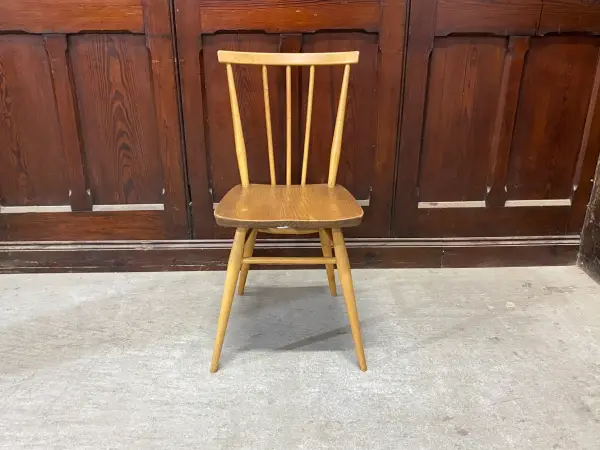 スティックバックチェア｜ブナ・エルム材・1960年代 背が抜けたダイニングチェア ERCOL（アーコール） 2