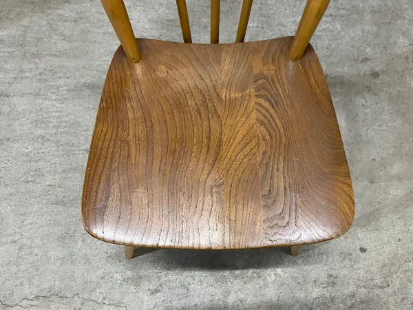 スティックバックチェア｜ブナ・エルム材・1960年代 背が抜けたダイニングチェア ERCOL（アーコール） 6