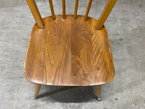 フープバックチェア｜ブナ・エルム材・1960年代 ハイバック ERCOL（アーコール） 6