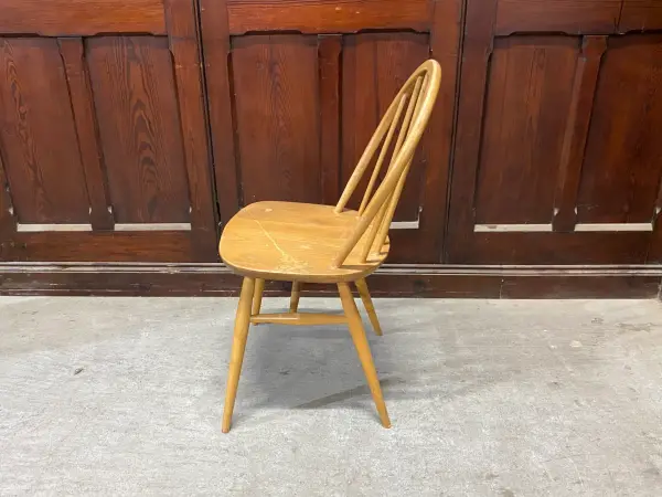 フープバックチェア｜ブナ・エルム材・1960年代 ワイドシート ERCOL（アーコール） 3