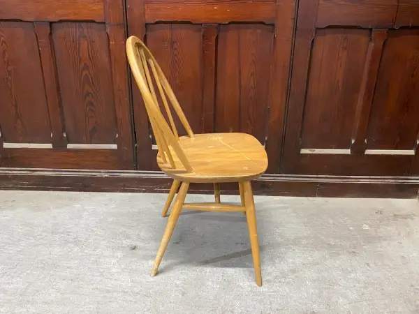 フープバックチェア｜ブナ・エルム材・1960年代 ワイドシート ERCOL（アーコール） 5