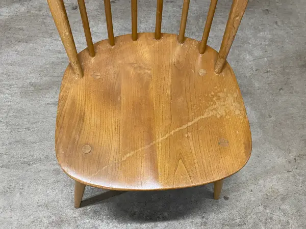 フープバックチェア｜ブナ・エルム材・1960年代 ワイドシート ERCOL（アーコール） 6