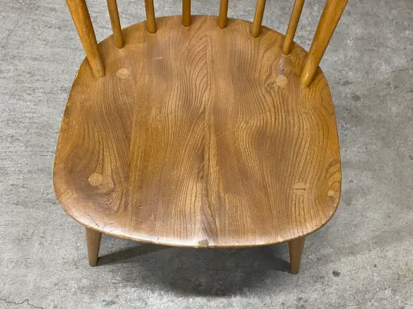 フープバックチェア｜ブナ・エルム材・1960年代 ワイドシート ERCOL（アーコール） 6