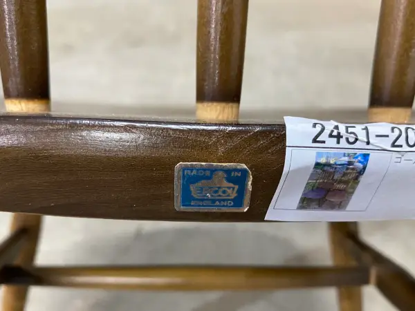 ゴールドスミスチェア｜ブナ・エルム材・1960年代 スピンドルバックのダイニングチェア ERCOL（アーコール） 7