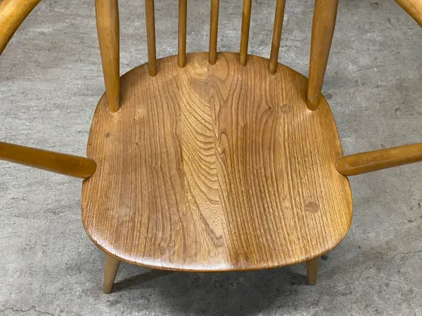 ゴールドスミス アームチェア｜ブナ材・エルム材・1960年代 ハイバックの名作アームチェア ERCOL（アーコール） 6