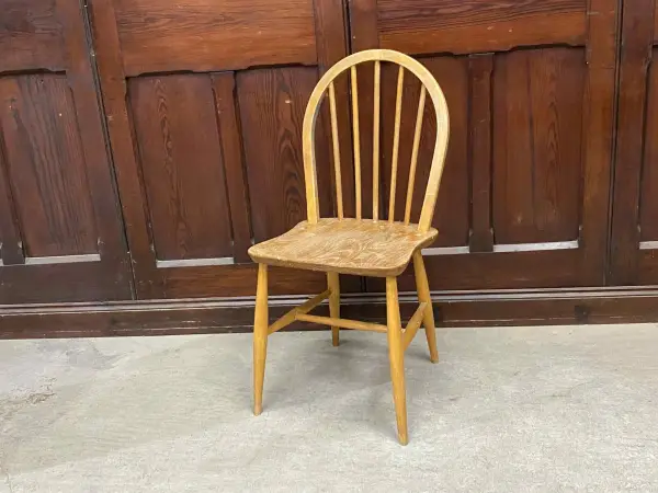 フープバックチェア｜ブナ・エルム材・1960年代 ハイバック ERCOL（アーコール）