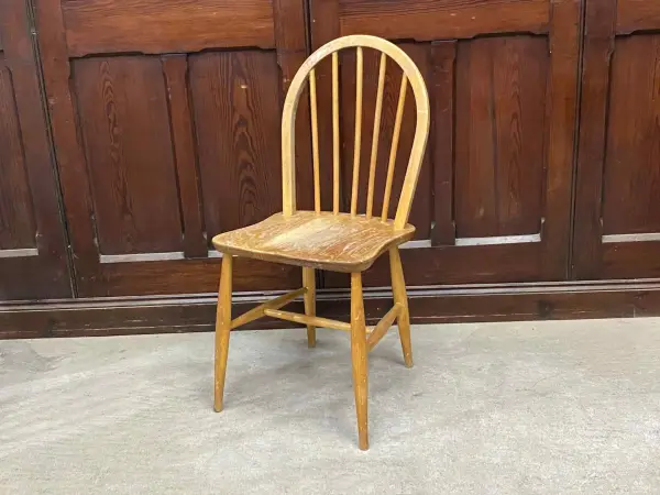 フープバックチェア｜ブナ・エルム材・1960年代 ハイバック ERCOL（アーコール） 1