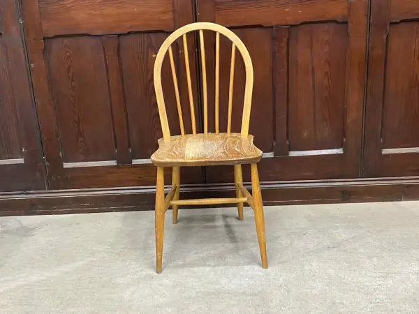 フープバックチェア｜ブナ・エルム材・1960年代 ハイバック ERCOL（アーコール） 2
