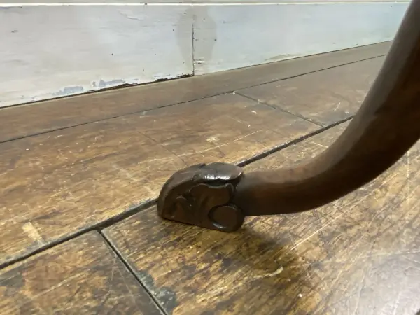 ワインテーブル｜マホガニー材・1930年代 箔押しレザー天板 14