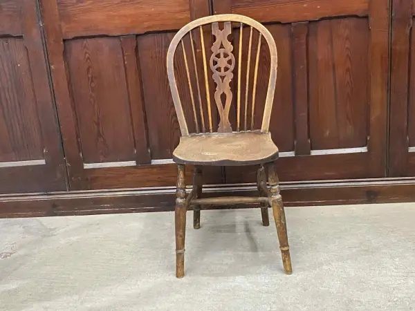 ホイールバックチェア｜エルム材・1880年代 ウィンザースタイル 2