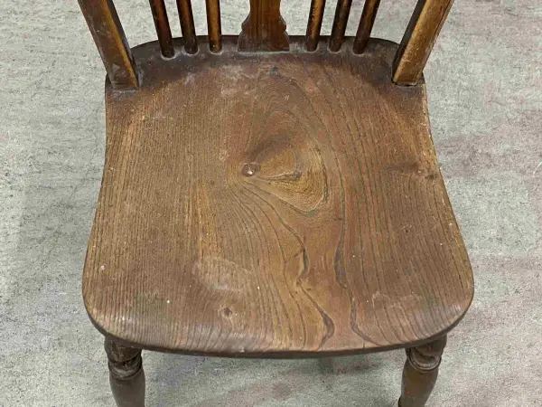 ホイールバックチェア｜エルム材・1880年代 ウィンザースタイル 6