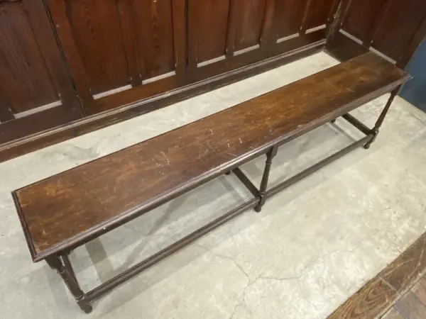 ベンチ｜オーク材・1880年代 ロングベンチ 6