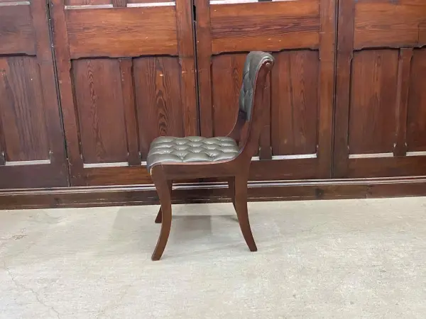 チェスターフィールドチェア｜マホガニー材・1880年代 格式ある逸品 3