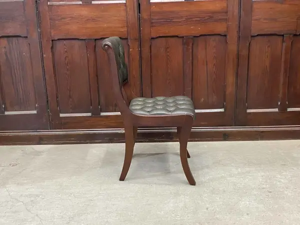 チェスターフィールドチェア｜マホガニー材・1880年代 格式ある逸品 5