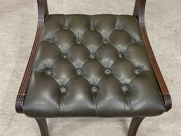 チェスターフィールドチェア｜マホガニー材・1880年代 格式ある逸品 6