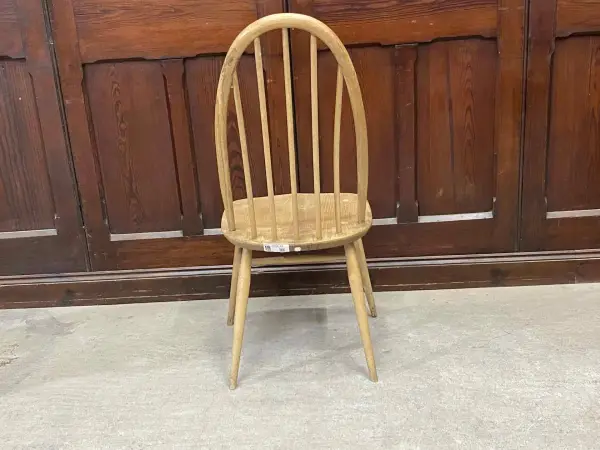 クエーカーチェア｜ブナ・エルム材・1960年代 スポークバック ERCOL（アーコール） 4