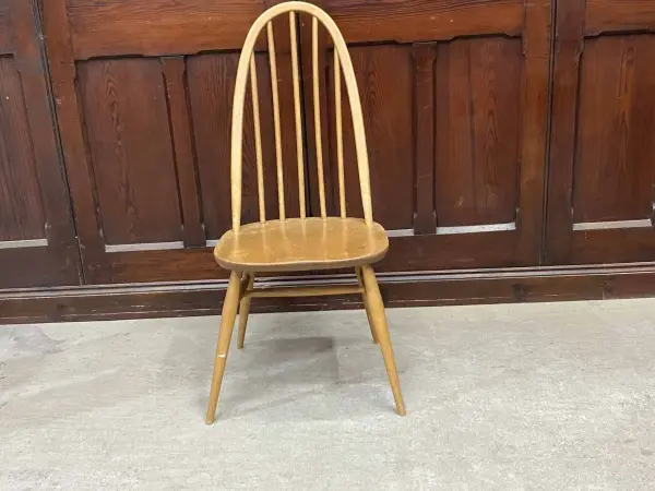 クエーカーチェア｜ブナ材・エルム材・1960年代 ハイバックのウィンザーチェア ERCOL（アーコール） 2
