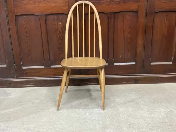 クエーカーチェア｜ブナ材・エルム材・1960年代 幅広座面のダイニングチェア ERCOL（アーコール） 2