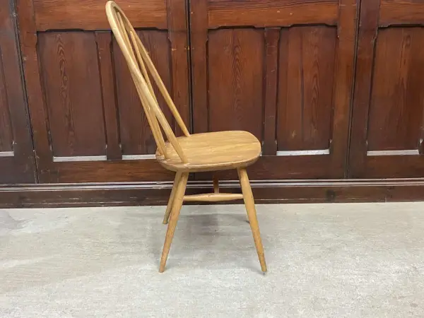 クエーカーチェア｜ブナ材・エルム材・1960年代 幅広座面のダイニングチェア ERCOL（アーコール） 5