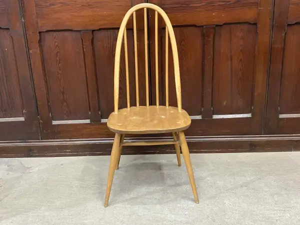 クエーカーチェア｜ブナ材・エルム材・1960年代 フィット感あるハイバック ERCOL（アーコール） 2