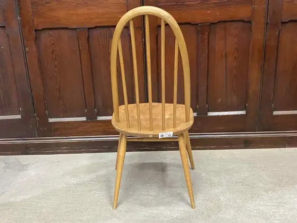 クエーカーチェア｜ブナ材・エルム材・1960年代 フィット感あるハイバック ERCOL（アーコール） 4