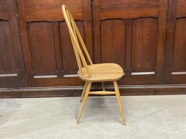 クエーカーチェア｜ブナ材・エルム材・1960年代 ゆったり座れる一脚 ERCOL（アーコール） 5