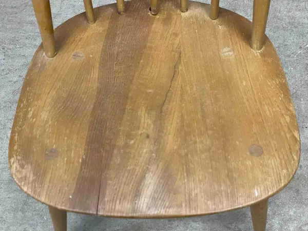 クエーカーチェア｜ブナ材・エルム材・1960年代 ゆったり座れる一脚 ERCOL（アーコール） 6