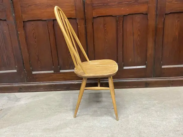 クエーカーチェア｜ブナ材・エルム材・1960年代 背もたれ美しいウィンザー様式 ERCOL（アーコール） 5