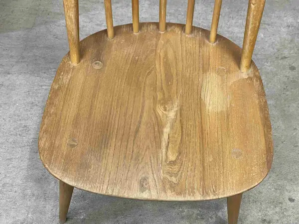 クエーカーチェア｜ブナ材・エルム材・1960年代 背もたれ美しいウィンザー様式 ERCOL（アーコール） 6
