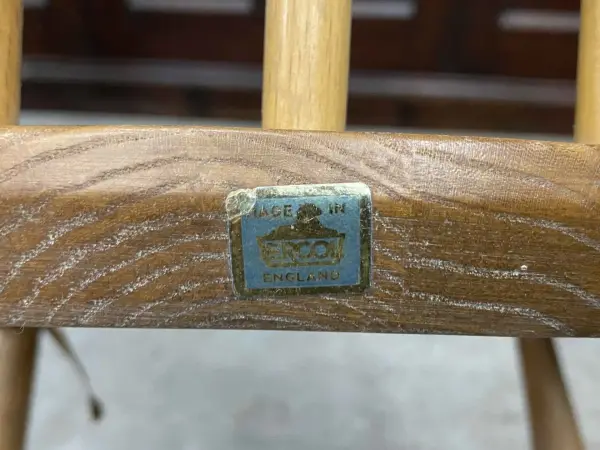 クエーカーチェア｜ブナ材・エルム材・1960年代 背もたれ美しいウィンザー様式 ERCOL（アーコール） 7