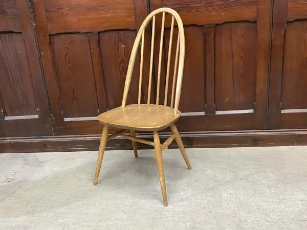 クエーカーチェア｜ブナ材・エルム材・1960年代 ハイバックのウィンザーチェア ERCOL（アーコール） 1
