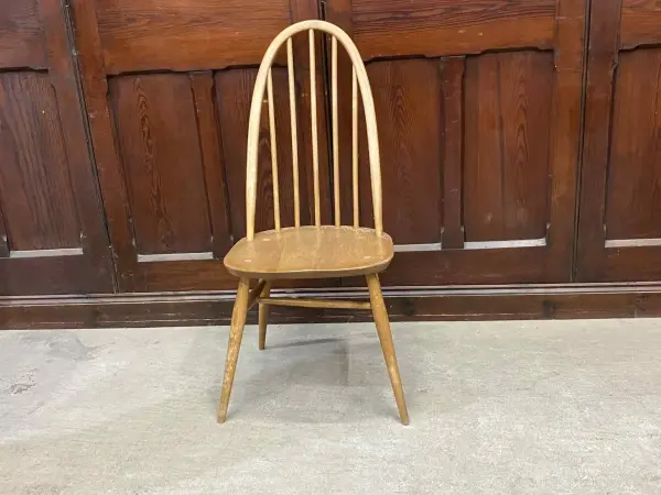 クエーカーチェア｜ブナ材・エルム材・1960年代 ハイバックのウィンザーチェア ERCOL（アーコール） 2