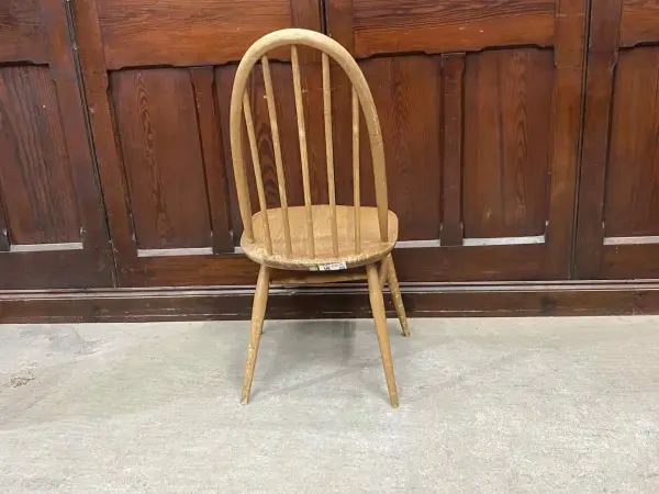 クエーカーチェア｜ブナ材・エルム材・1960年代 ハイバックのウィンザーチェア ERCOL（アーコール） 4