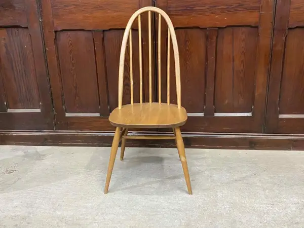 クエーカーチェア｜ブナ材・エルム材・1960年代 幅広座面のダイニングチェア ERCOL（アーコール） 2