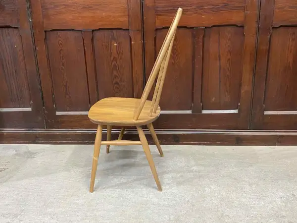 クエーカーチェア｜ブナ材・エルム材・1960年代 幅広座面のダイニングチェア ERCOL（アーコール） 3