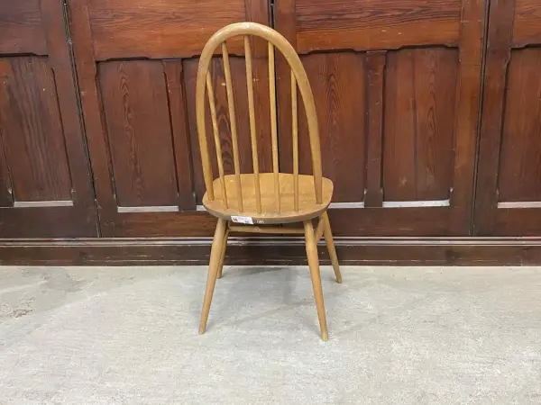クエーカーチェア｜ブナ材・エルム材・1960年代 幅広座面のダイニングチェア ERCOL（アーコール） 4