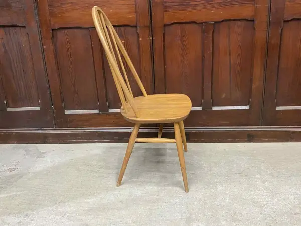 クエーカーチェア｜ブナ材・エルム材・1960年代 幅広座面のダイニングチェア ERCOL（アーコール） 5