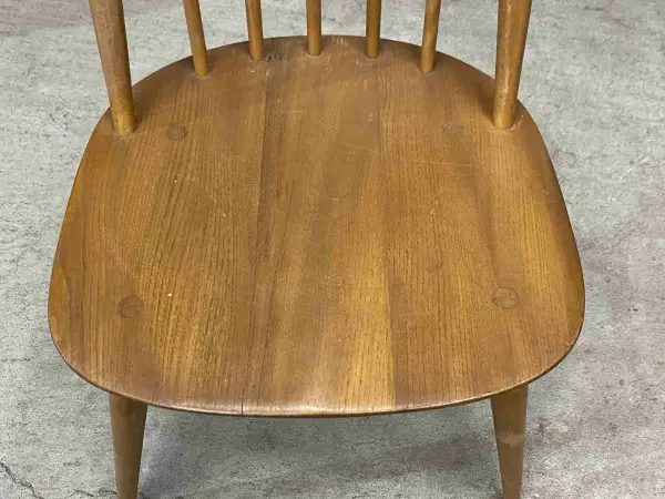 クエーカーチェア｜ブナ材・エルム材・1960年代 幅広座面のダイニングチェア ERCOL（アーコール） 6