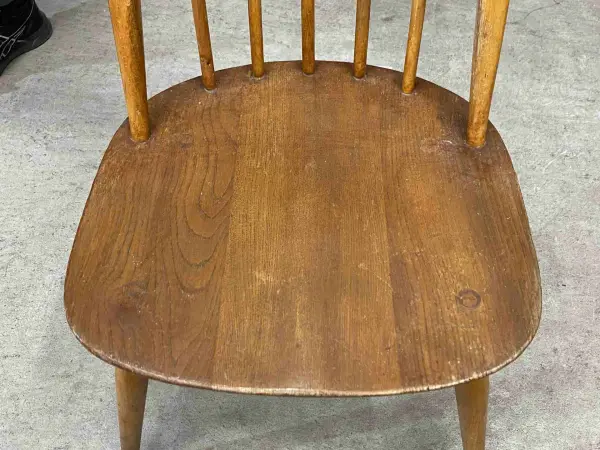クエーカーチェア｜ブナ材・エルム材・1960年代 スポークバックの名作椅子 ERCOL（アーコール） 6