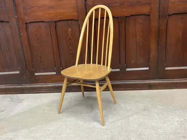 クエーカーチェア｜ブナ材・エルム材・1960年代 フィット感あるハイバック ERCOL（アーコール） 1